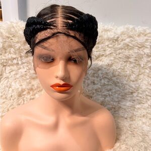 Elegant Black Braided Wig